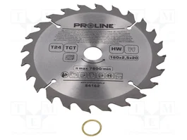 PROLINE Disque de scie circulaire 160mm 24 dents pour bois