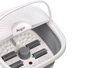 ARGON Masajeador de Pies Plegable en Silicone 400W 9,5L 35 x 14 x 38 cm Blanc et Gris (Set de 6)