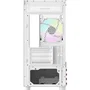 Thermaltake CA-1Z4 - View 170 WS ARGB Snow - Boîtier PC Mini tour, format Micro-ATX/Mini-ITX, 3 ventilateurs ARGB 120mm, façade en verre et bois, blanc