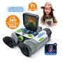 V-Tech Prismáticos Nature Explorer Scope 80-618622, Jumelles 10x21 avec écran couleur inclinable 2,4", caméra et mémoire, pour enfants dès 7 ans