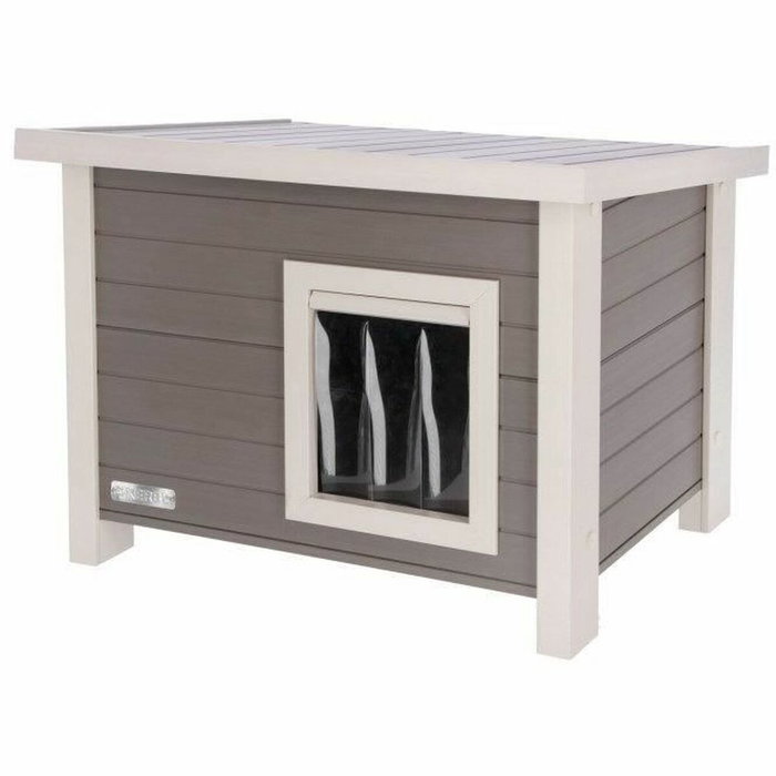 Kerbl ECO Eli Maison pour chat Gris/Blanc