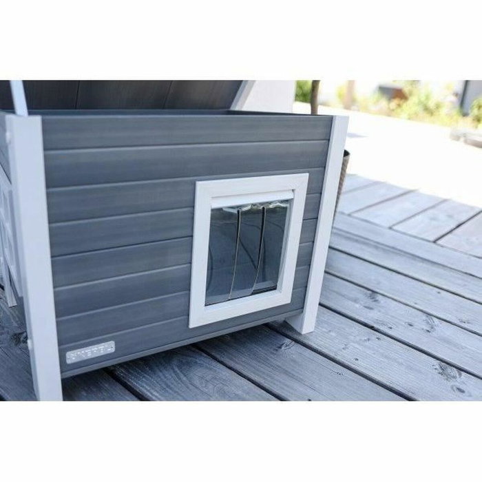 Kerbl ECO Eli Maison pour chat Gris/Blanc