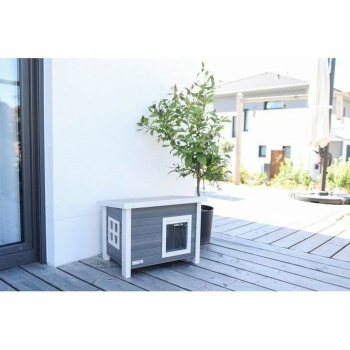 Kerbl ECO Eli Maison pour chat Gris/Blanc