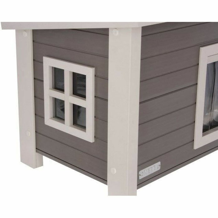 Kerbl ECO Eli Maison pour chat Gris/Blanc