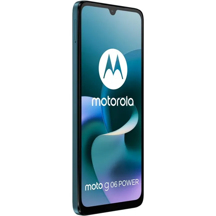 Motorola Moto G06 Power - Smartphone Android 4 Go RAM 256 Go Stockage - Écran LCD 6.88" 120 Hz - Batterie 7000 mAh - Capteur 50 MP - Bleu