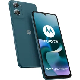 Motorola Moto G06 Power - Smartphone Android 4 Go RAM 256 Go Stockage - Écran LCD 6.88" 120 Hz - Batterie 7000 mAh - Capteur 50 MP - Bleu