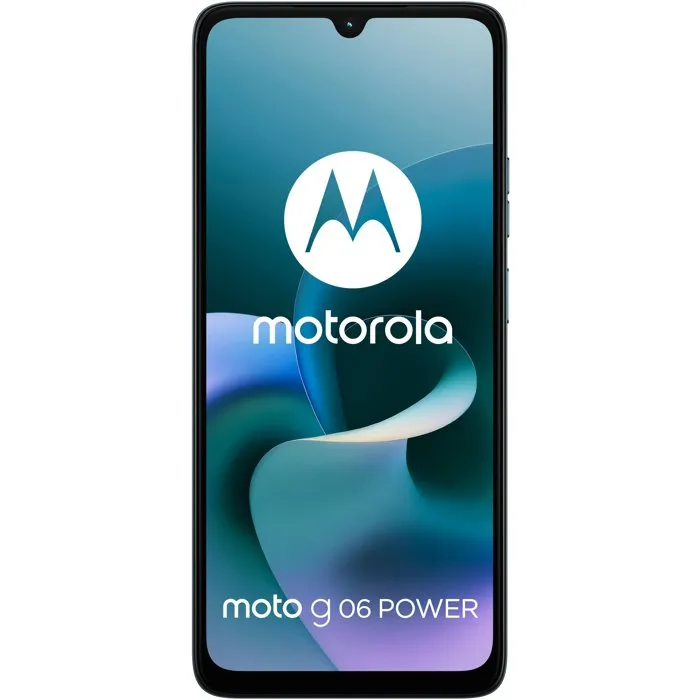 Motorola Moto G06 Power - Smartphone Android 4 Go RAM 256 Go Stockage - Écran LCD 6.88" 120 Hz - Batterie 7000 mAh - Capteur 50 MP - Bleu