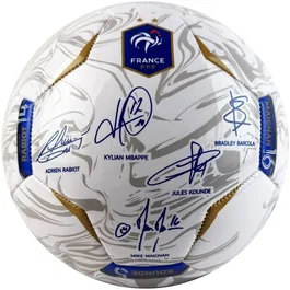 FFF Ballon de football Photoball T5 Blanc - Design moderne pour un grip et un contrôle optimaux