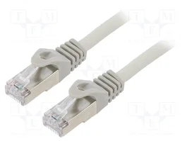 GEMBIRD Patch cord S/FTP Cat 6a 0,5m RJ45 gris