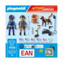Playmobil 71731 Policier chien de recherche et voleur, Action Heroes