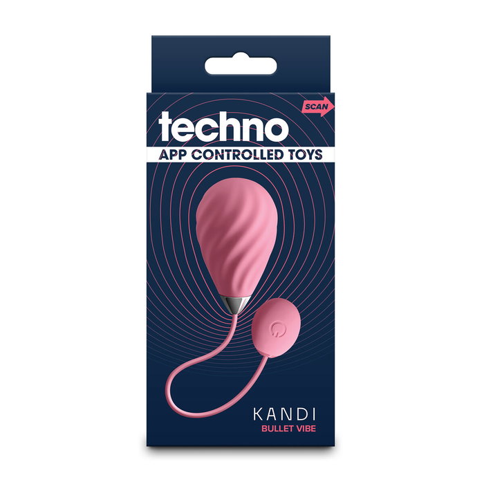Œufs vibromasseur NS Novelties Techno Kandi Rose