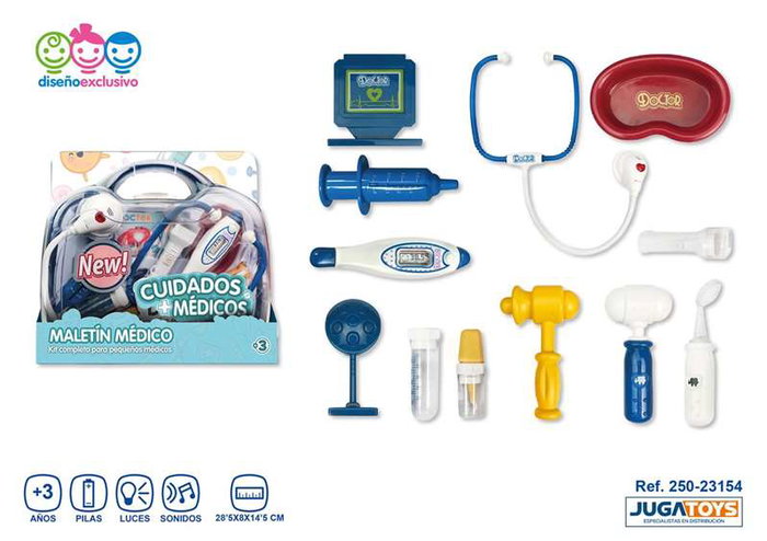 Jugatoys Mallette de médecin avec accessoires Jugatoys Mallette de médecin avec accessoires