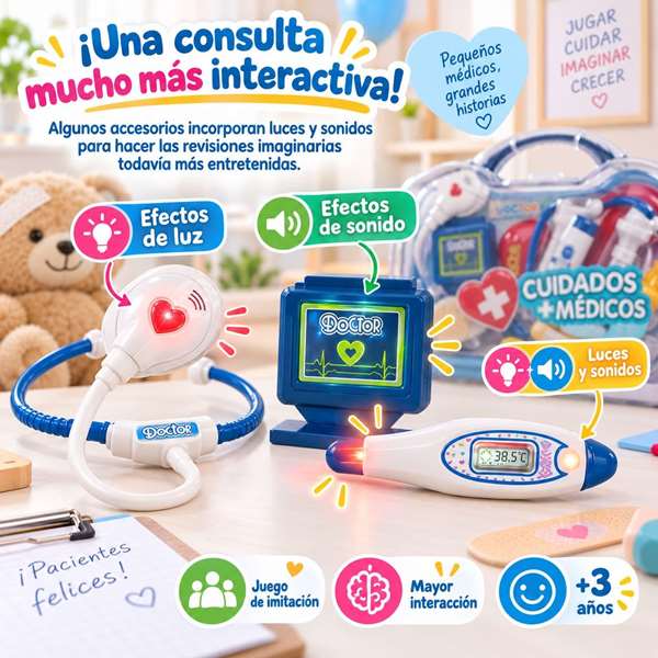 Jugatoys Mallette de médecin avec accessoires Jugatoys Mallette de médecin avec accessoires