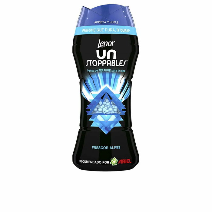 Lenor UNSTOPPABLES Perles d'assouplissant parfumées Fraîcheur alpine 195 g