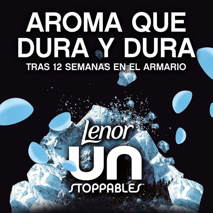 Lenor UNSTOPPABLES Perles d'assouplissant parfumées Fraîcheur alpine 195 g