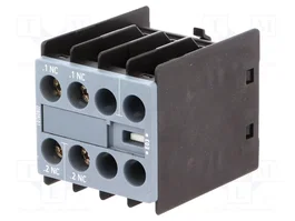 SIEMENS 3RH2911-1HA02 Broches de support 2 NC pour S0, S00, S2 avec bornes à vis, montage frontal