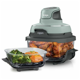 SharkNinja FN101EUSG Friteuse à Air Chaud Crispi - Noir et Vert