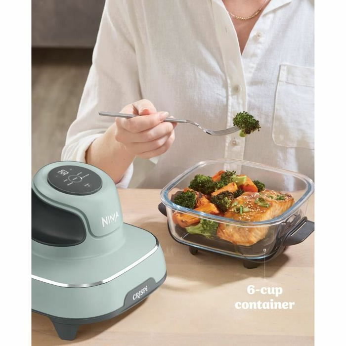 Ninja Crispi FN101EUSG - Friteuse sans huile - Sauge - 1,4L et 3,8L
