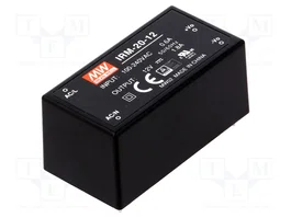 MEAN WELL IRM-20-12 Convertisseur AC/DC 21,6W 12V DC PCB