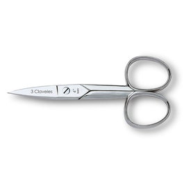 Tres Claveles Ciseaux à ongles droit 10 cm