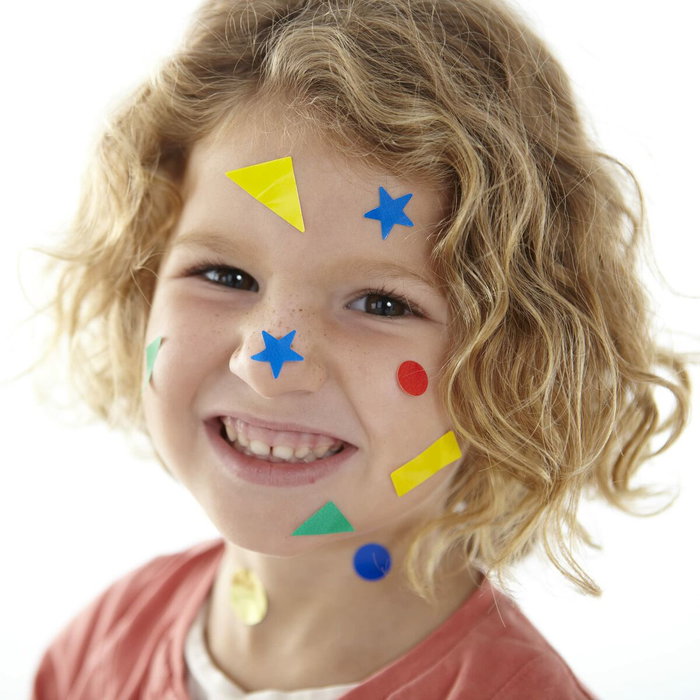 Autocollants Apli Bleu Rond Autocollants Apli Bleu Rond