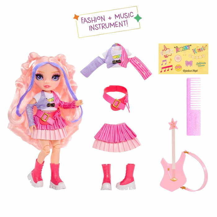 Rainbow High Bella Jr High Rockband Fashion Doll