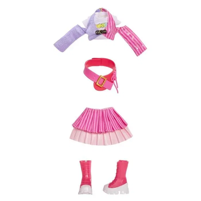 Rainbow High Jr High - Bella, Rock Band Fashion Doll, 22cm, Accessoires Inclus, Collection de 4 Personnages (Bella, Sunny, Skyler, Amaya), Pour Enfants dès 4 ans