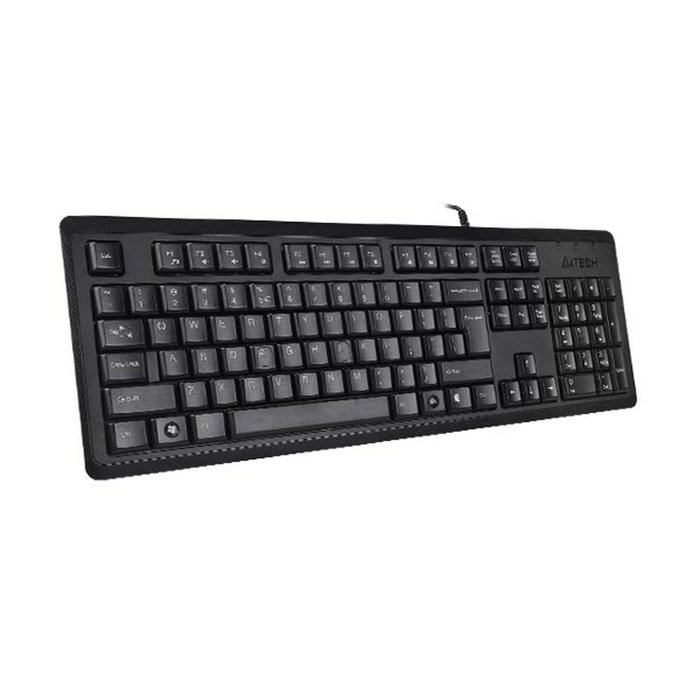 Clavier A4 Tech KR-92 Noir Monochrome Anglais QWERTY Clavier A4 Tech KR-92 Noir Monochrome Anglais QWERTY