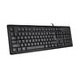 Clavier A4 Tech KR-92 Noir Monochrome Anglais QWERTY