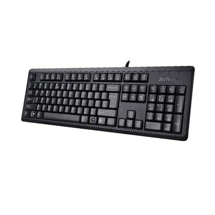 Clavier A4 Tech KR-92 Noir Monochrome Anglais QWERTY Clavier A4 Tech KR-92 Noir Monochrome Anglais QWERTY