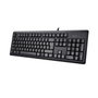 Clavier A4 Tech KR-92 Noir Monochrome Anglais QWERTY