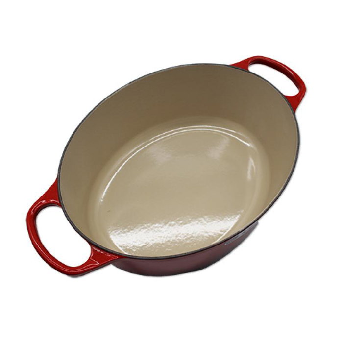 Le Creuset 21178310602430 - Cocotte ovale Signature 31 cm couleur cerise