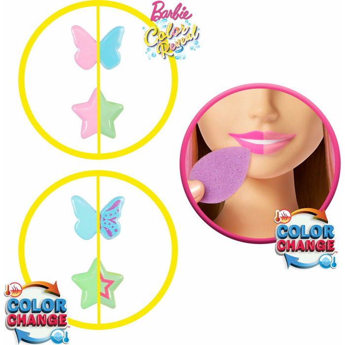 Barbie Buste Fashionista Color Reveal Chevelure Blonde