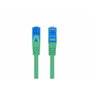 LANBERG Cordon de raccordement Cat 6a S/FTP RJ45, 0,5 m, vert