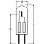 Ledvance/Osram Lampe Halogène Basse Tension GY6,35 35W 580Lm 2900K Dimmable Blanc Très Chaud LVE-4058075094253