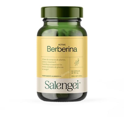 Salengei Active Berberina Aristata 60 gélules - Complément alimentaire berbérine, mûrier blanc, chrome - Végétalien, sans gluten Salengei Active Berberina Aristata 60 gélules - Complément alimentaire berbérine, mûrier blanc, chrome - Végétalien, sans gluten