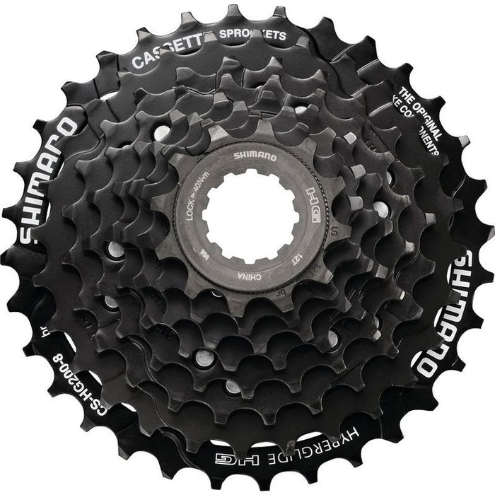 Shimano Cassette CS-HG200 Noire 8V (12-32) Shimano Cassette CS-HG200 Noire 8V (12-32)