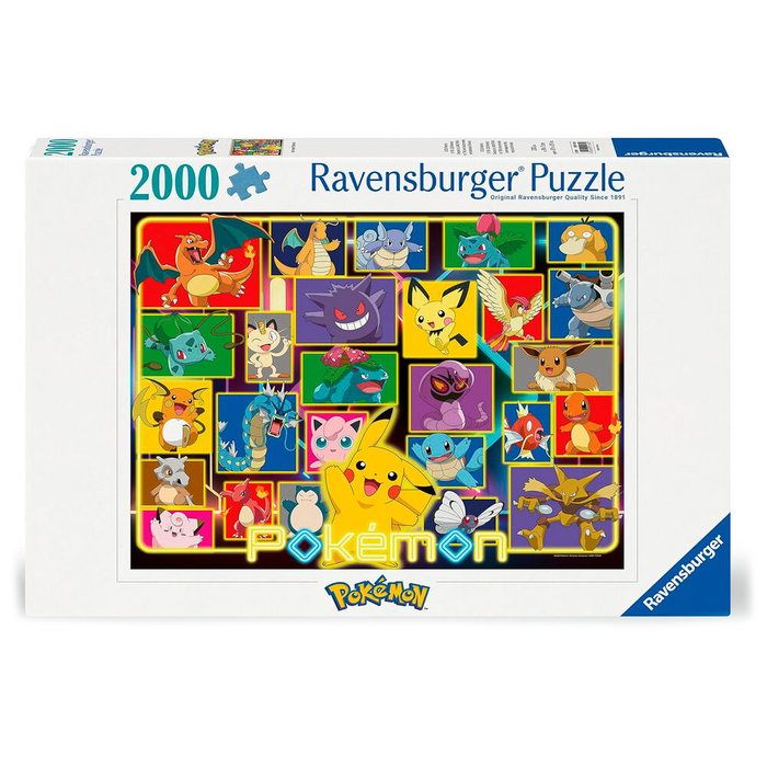 Ravensburger Puzzle Pokémon 2000 pièces Ravensburger Puzzle Pokémon 2000 pièces