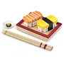 Zuru Jeu de construction Snack, 200 pièces max, 6 snacks : Hamburguesa, helado ou sushi, ZUR4894680036628