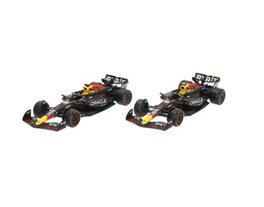 Burago Set de 2 Voitures Métal Red Bull RB20 F1 2024 Échelle 1:43