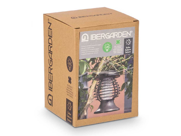 Ibergarden Farol Exterieur Antimoustique Zapper Double Fonction 13x19x13 cm Noir (Set de 8) Ibergarden Farol Exterieur Antimoustique Zapper Double Fonction 13x19x13 cm Noir (Set de 8)