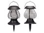 Ibergarden Farol Exterieur Antimoustique Zapper Double Fonction 13x19x13 cm Noir (Set de 8)