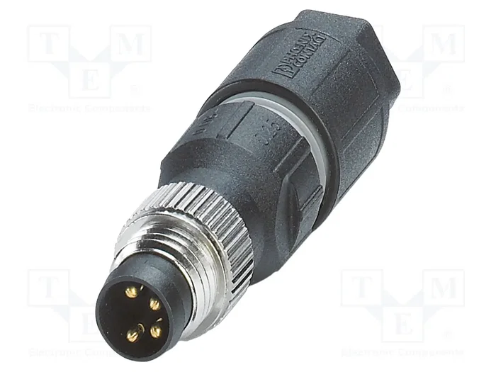 PHOENIX CONTACT Connecteur M8 mâle 4 broches droit IDC IP65 PHOENIX CONTACT Connecteur M8 mâle 4 broches droit IDC IP65