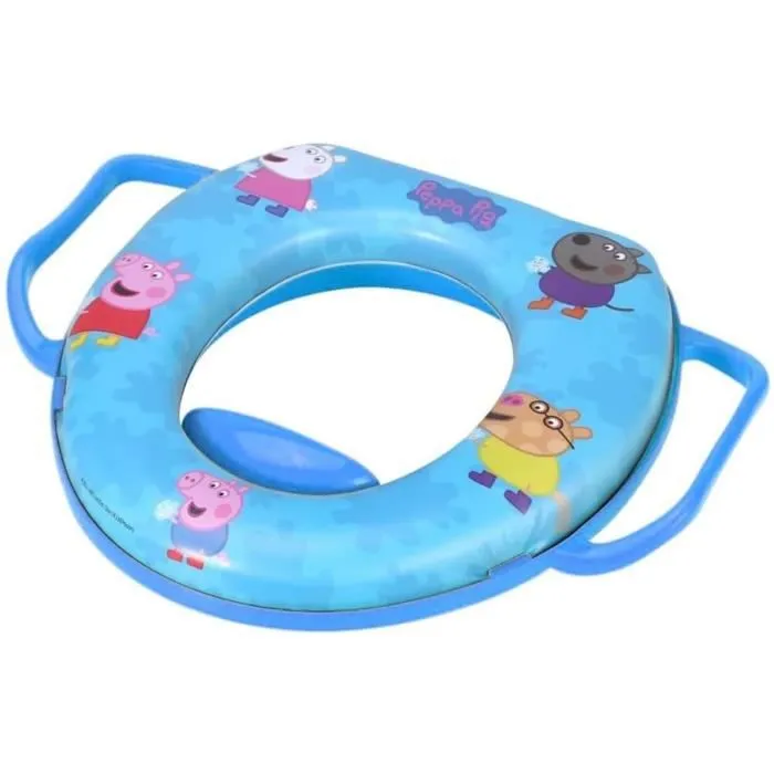 Thermobaby - Réducteur WC avec poignées pour enfant - Confort et stabilité - Adapté aux toilettes standard - Licence Peppa Pig