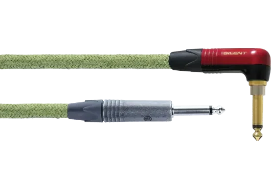 CORDIAL Cable Instrumento Eco Hemp Jack-Jack Silent Acodado 6M