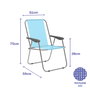 Chaise Pliante Marbueno Bleu 59 x 75 x 51 cm