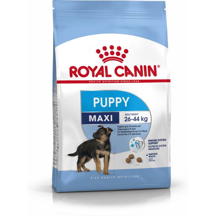 Nourriture Royal Canin Maxi Puppy Petit/Junior Poulet Riz Oiseaux 4 Kg Nourriture Royal Canin Maxi Puppy Petit/Junior Poulet Riz Oiseaux 4 Kg