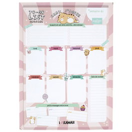 The Concept Factory Planificateur Kawaii 28x38 cm