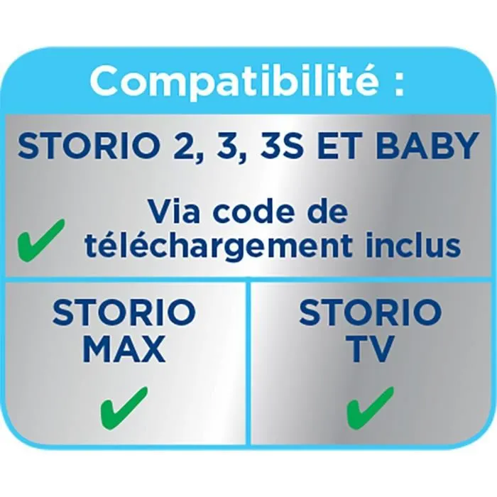 VTech - Jeu Éducatif Storio - Pat' Patrouille Niveau 1 - Compatible Tablettes Storio (sauf Storio 1) et console TV - Langue française - De 3 à 6 ans