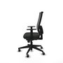 PIQUERAS Y CRESPO Chaise de bureau Horna, mécanisme synchrone, noir et gris